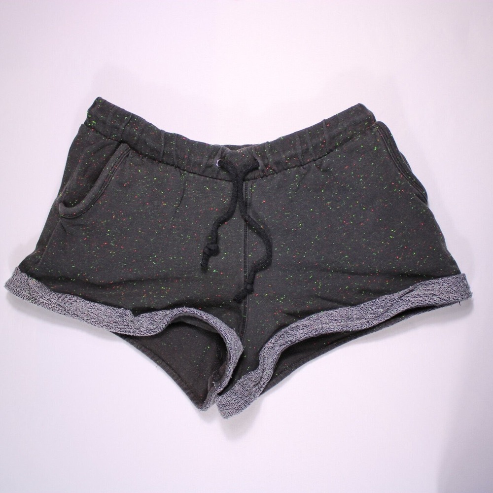 Clockhouse Shorts Womens XS Black Galaxy High Thigh Shortie Shorts - (26.75x1.5)